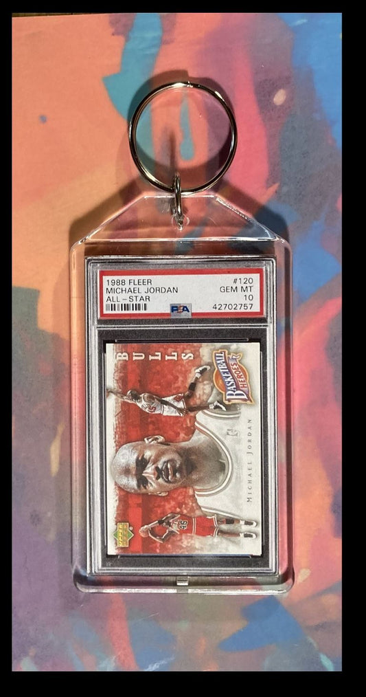 3007 Michael Jordan Fantasy Mockup Custom Keychain - Great Gift