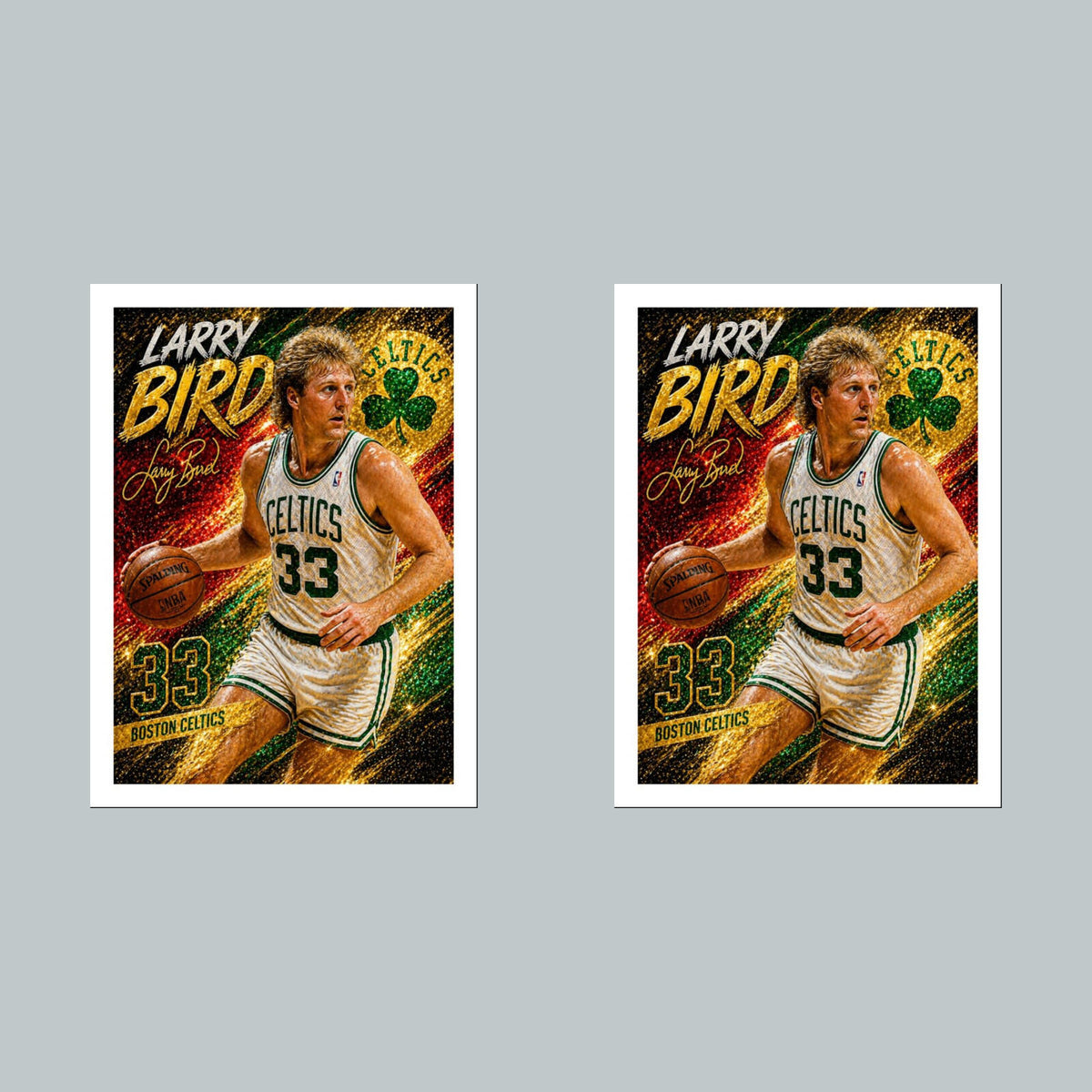 2580 Larry Bird 8x10 Custom Art Photo - Fast-Secure Shipping BKL