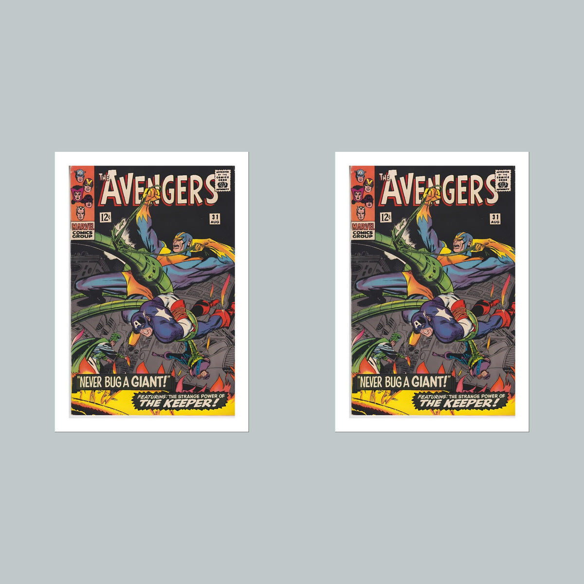 1870 Avengers 8x10 Glossy Photo Comic Book Cover Fast-Secure Shipping