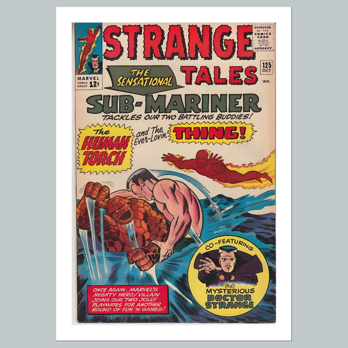 2520 Strange Tales 8x10 Glossy Photo Comic Book CoverFast-Secure Shipping