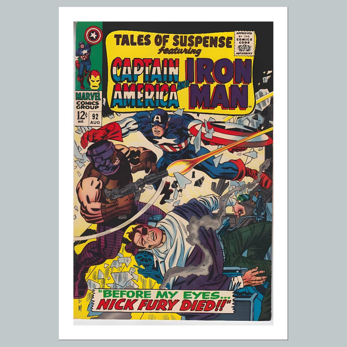 2459 Tales Of Suspense 8x10 Glossy Photo Comic Book CoverFast-Secure Shipping