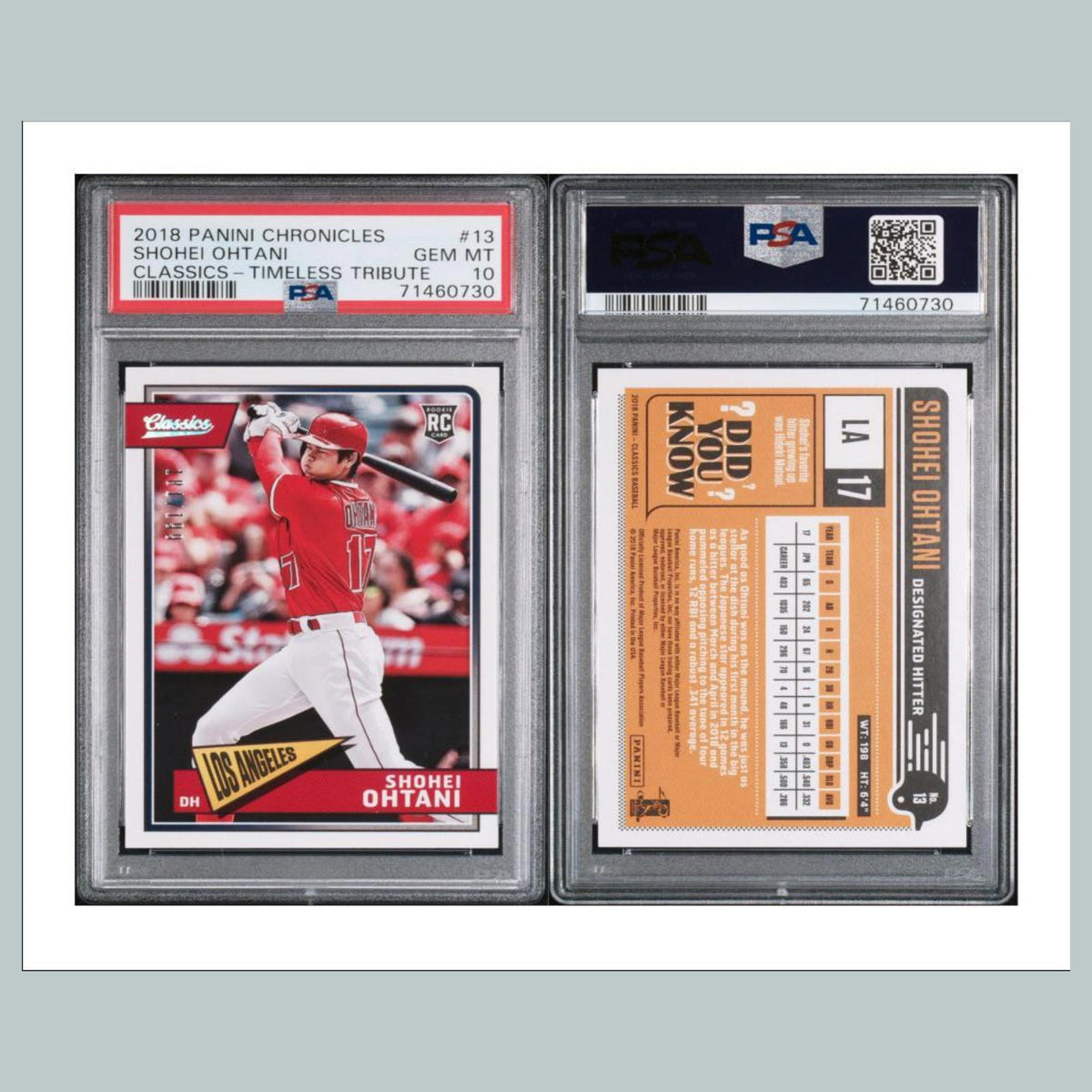 0915 P -8X10 Shohei Ohtani Classics 8x10 Glossy Photo - Fast-Secure Shipping BBL