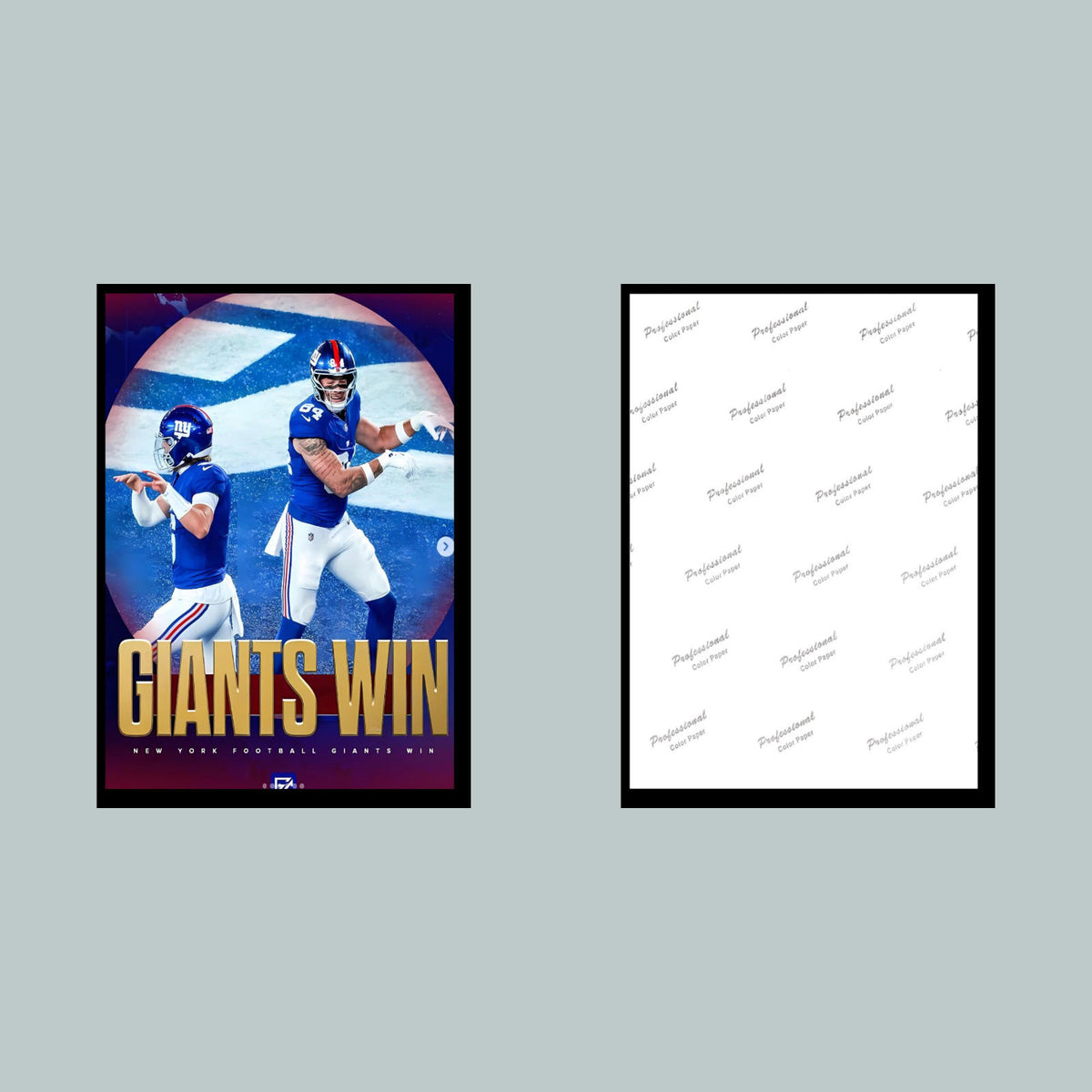 0749 8X10 Jaxson Dart Giants Win Glossy Photo Fast Shipping FBL