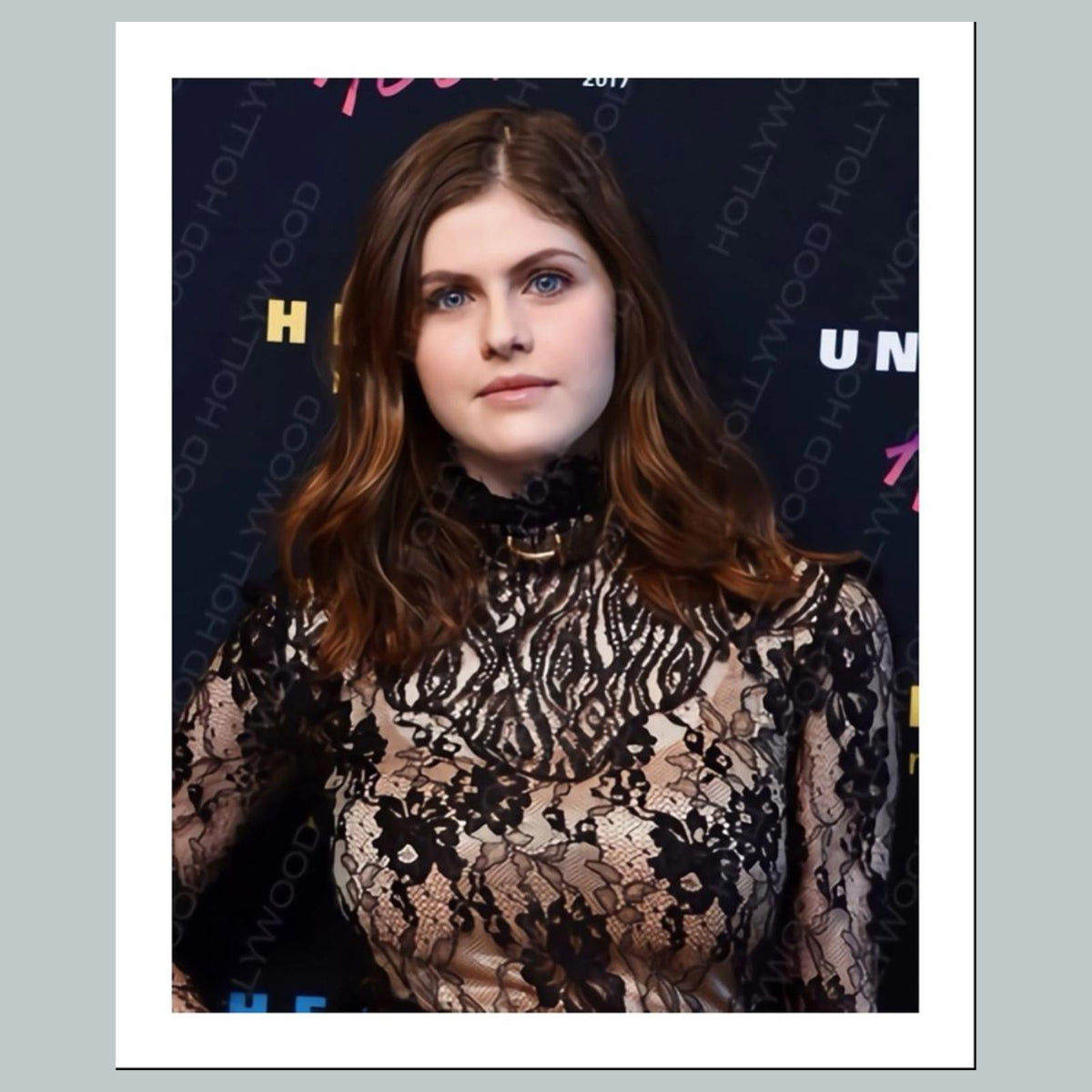1633 Alexandra Daddario 8x10 Glossy Photo- Fast-Secure Shipping