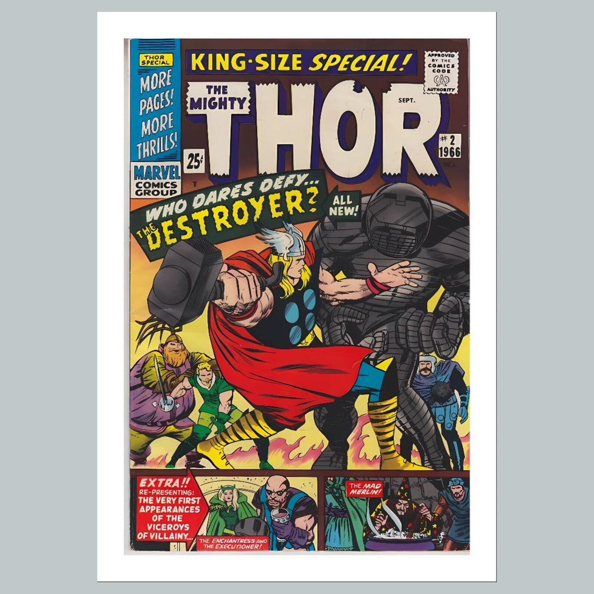 2573 Thor 8x10 Glossy Photo Comic Book CoverFast-Secure Shipping