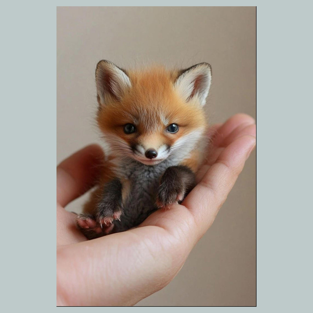 1318 Fox Mini in Hand 8x10 Glossy Photo - Fast-Secure Shipping MS