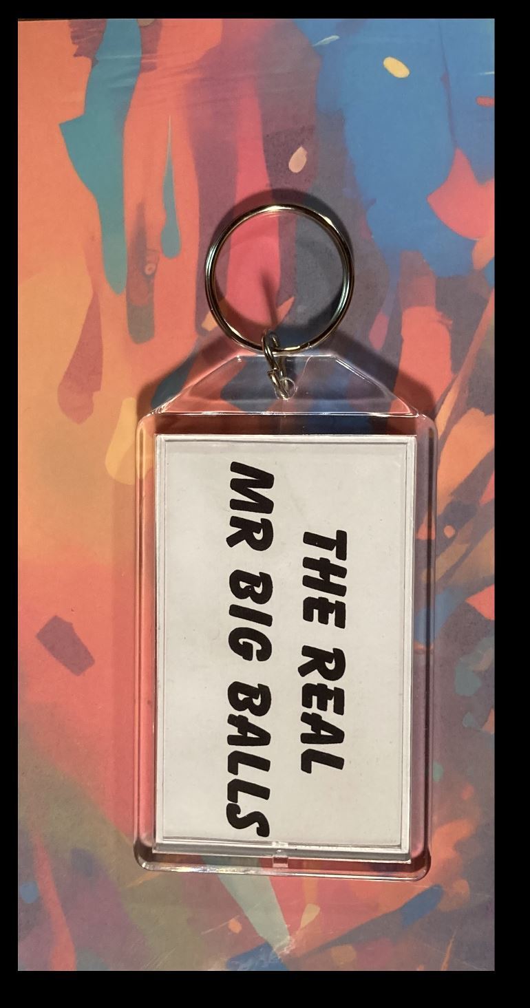 3353 Trump The Real Mr Big Balls  Custom Hand Made Keychain-Makes A Great Gift