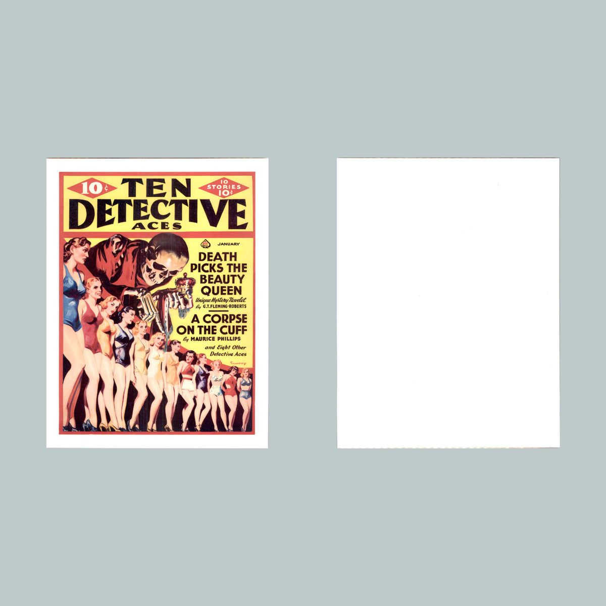 0028 P-8X10 Ten Detective Aces Glossy Photo Fast-Secure  Shipping