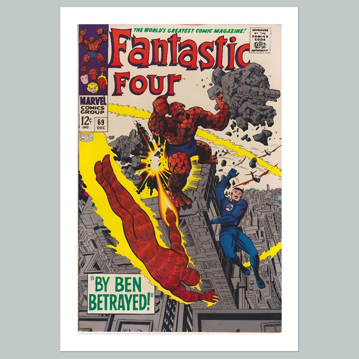 2098 Fantastic Four 8x10 Glossy Photo Comic Book Cover Fast-Secure Shipping