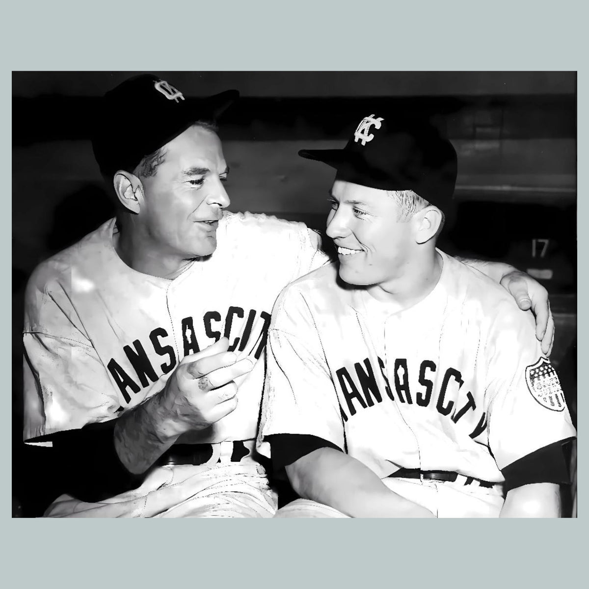 0801 P -8X10 Mickey Mantle Kansas City Glossy Photo Fast-Secure Shipping BBL