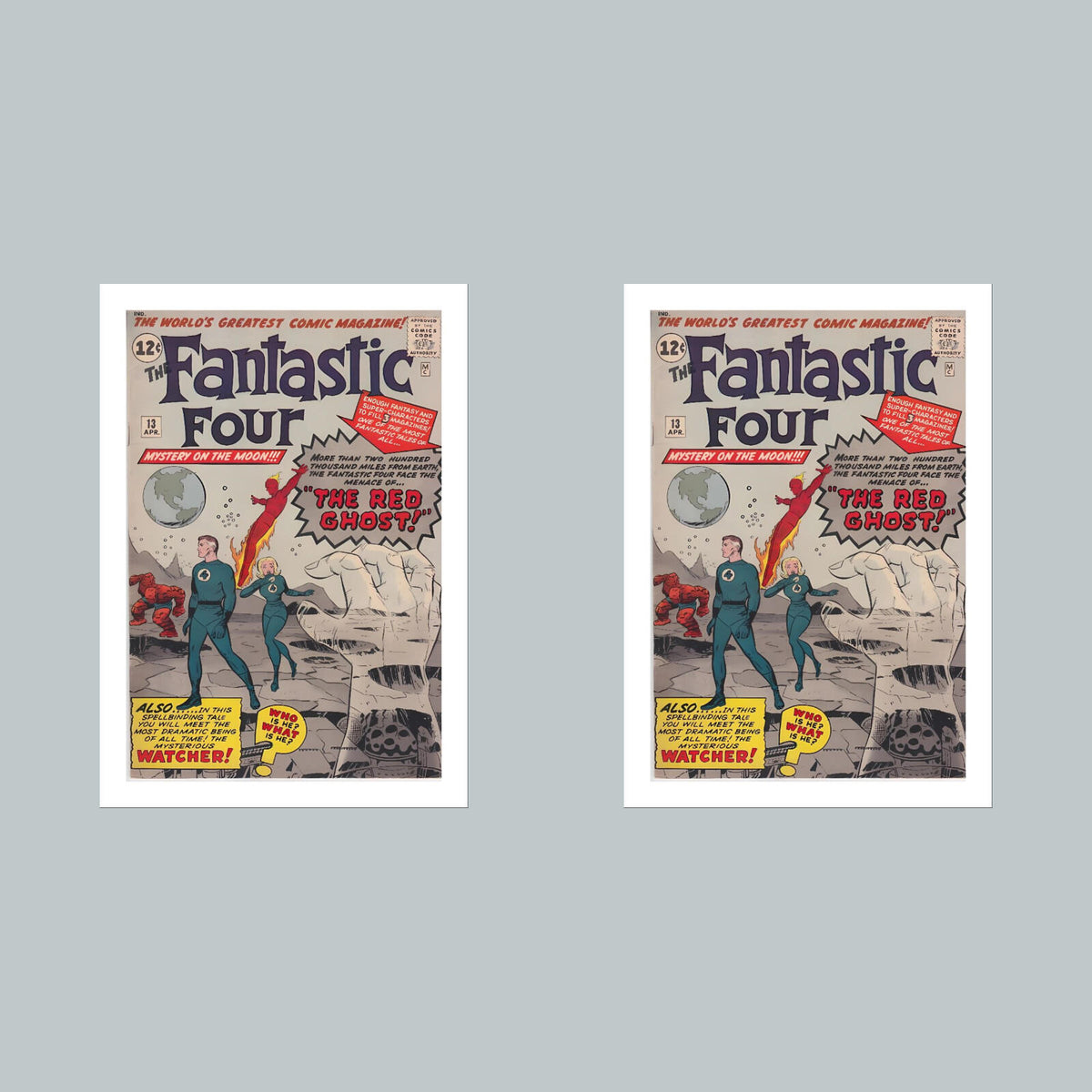 1958 Fantastic Four 8x10 Glossy Photo Comic Book Cover Fast-Secure Shipping