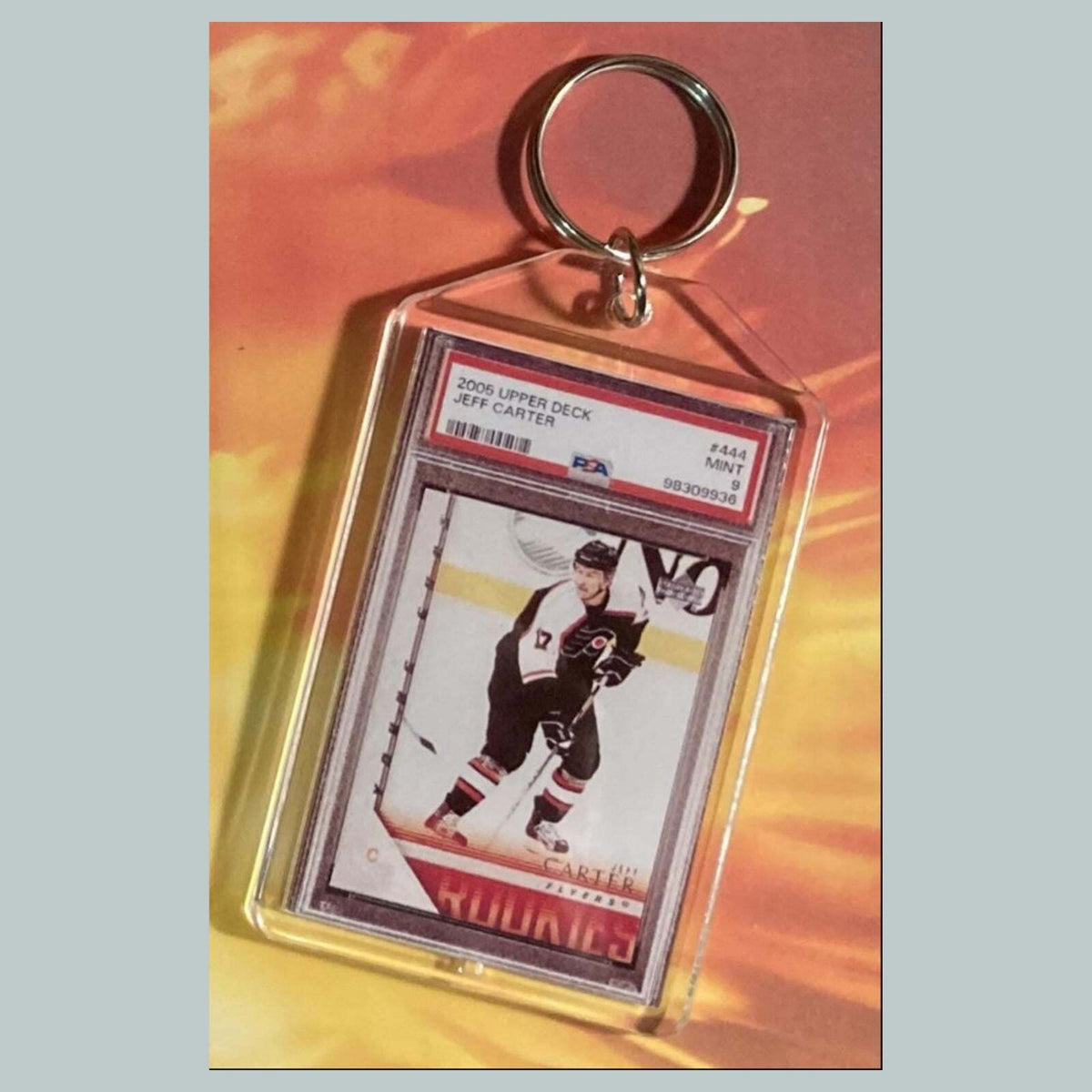 3660 Jeff Carter 2006 Upper Deck Custom Hand Made Keychain