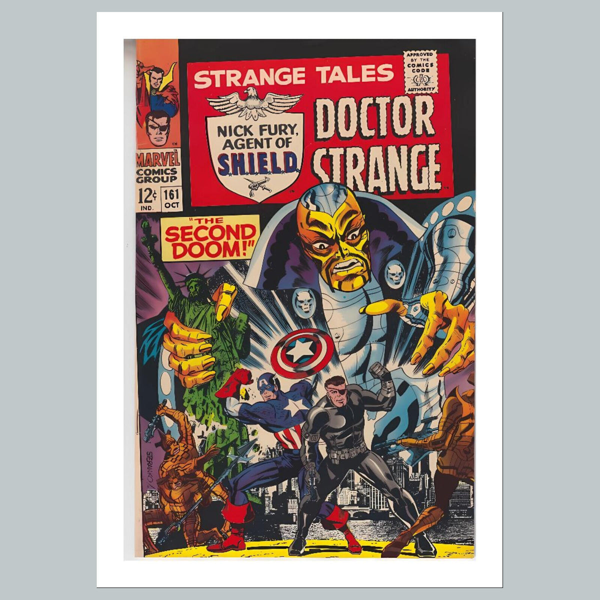 2530 Strange Tales 8x10 Glossy Photo Comic Book CoverFast-Secure Shipping