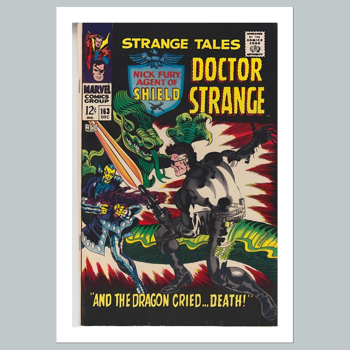 2557 Strange Tales 8x10 Glossy Photo Comic Book CoverFast-Secure Shipping