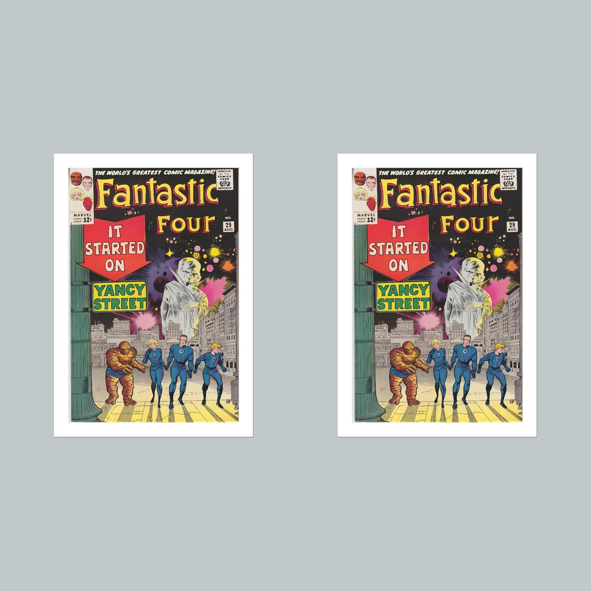 1996 Fantastic Four 8x10 Glossy Photo Comic Book Cover Fast-Secure Shipping