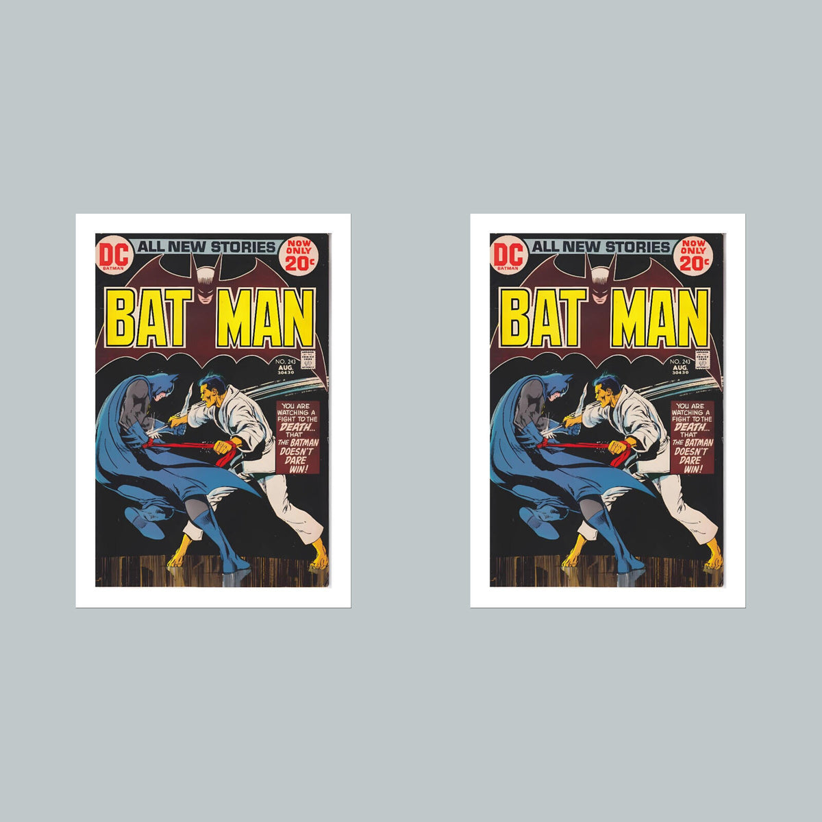 1945 Bat Man 8x10 Glossy Photo Comic Book Cover Fast-Secure Shipping