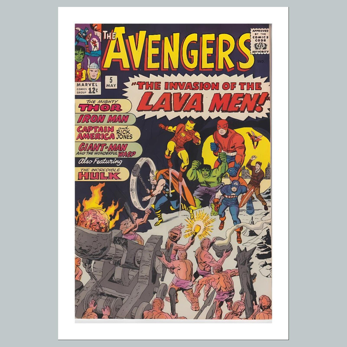 1828 The Avengers 8x10 Glossy Photo Comic Book Cover Fast-Secure Shipping