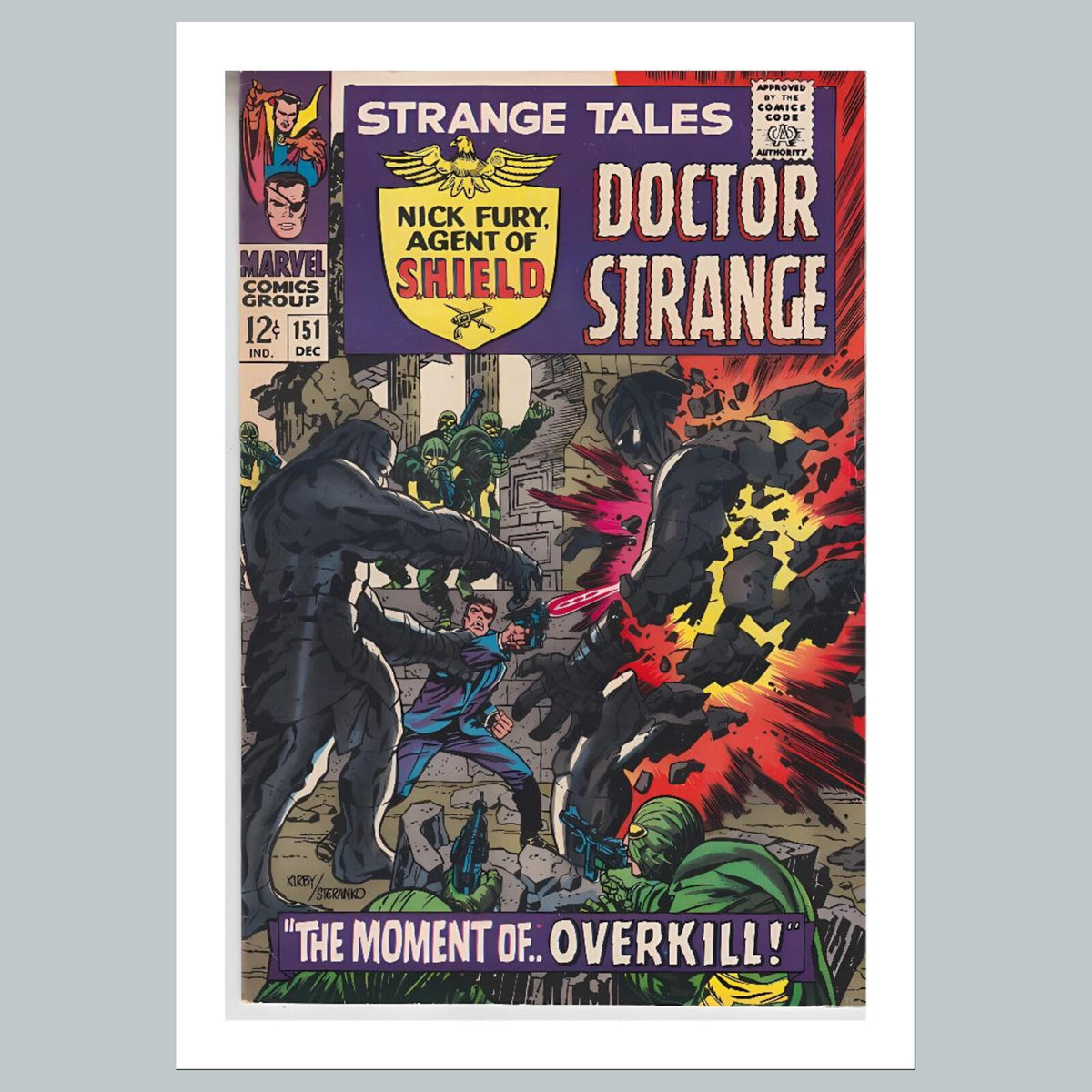2494 Strange Tales 8x10 Glossy Photo Comic Book CoverFast-Secure Shipping