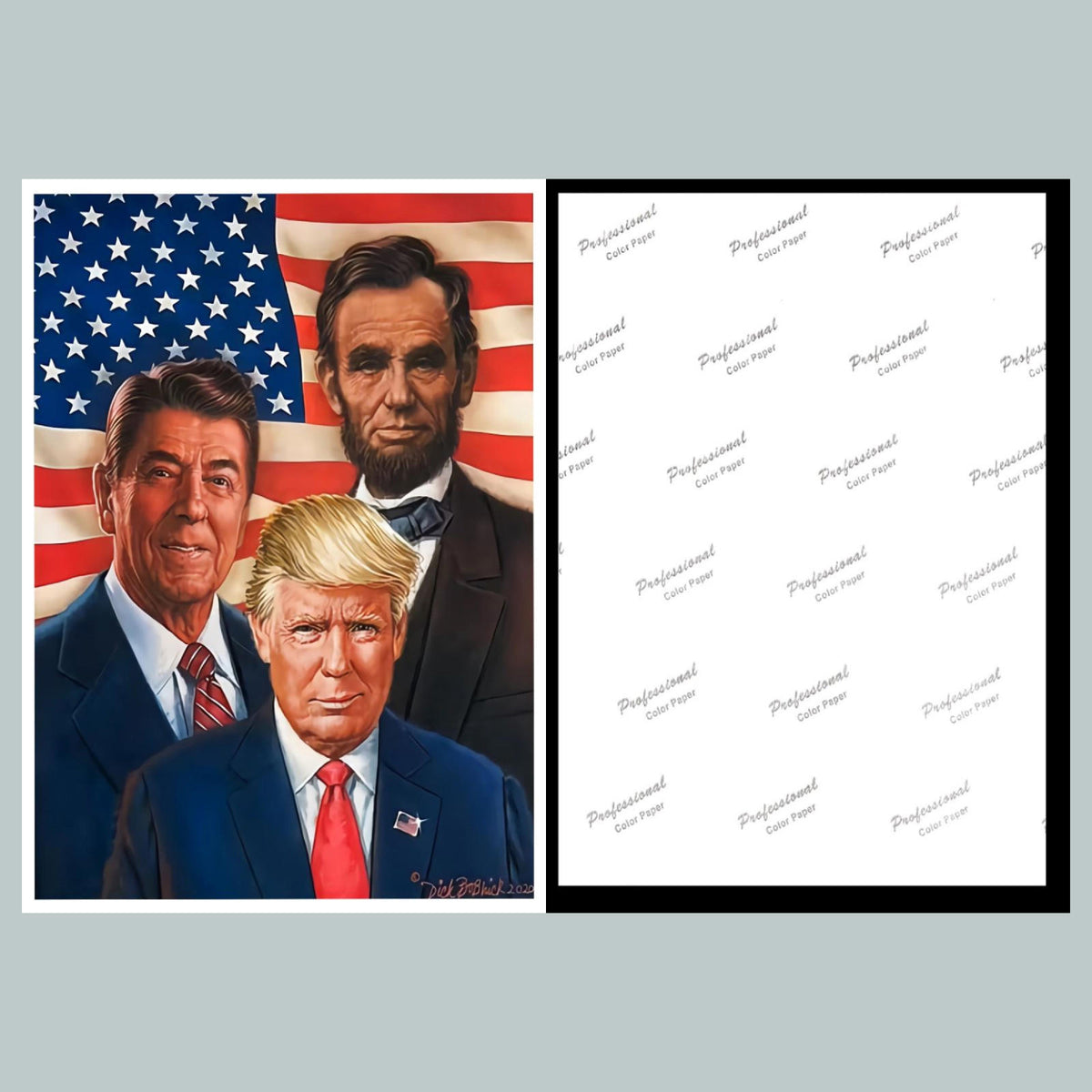 0960B Fiver Bundle 8X10 Glossy Photos Trump Legends Series - A Great Gift