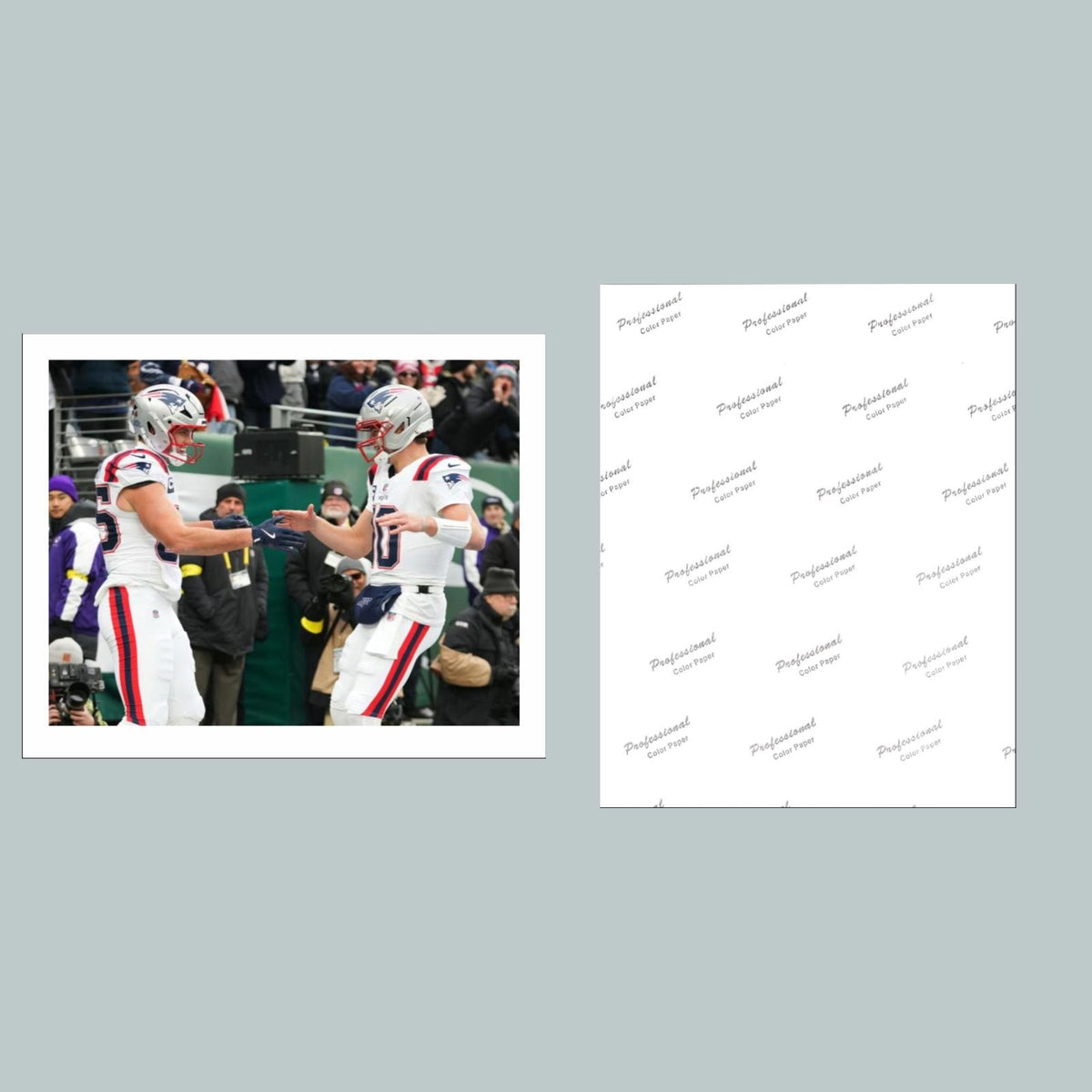 1025 8X10 Drake Maye 8x10 Glossy Photo - Fast-Secure Shipping FBL