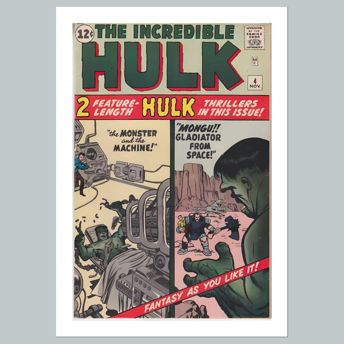 2146 Hulk 8x10 Glossy Photo Comic Book Cover Fast-Secure Shipping