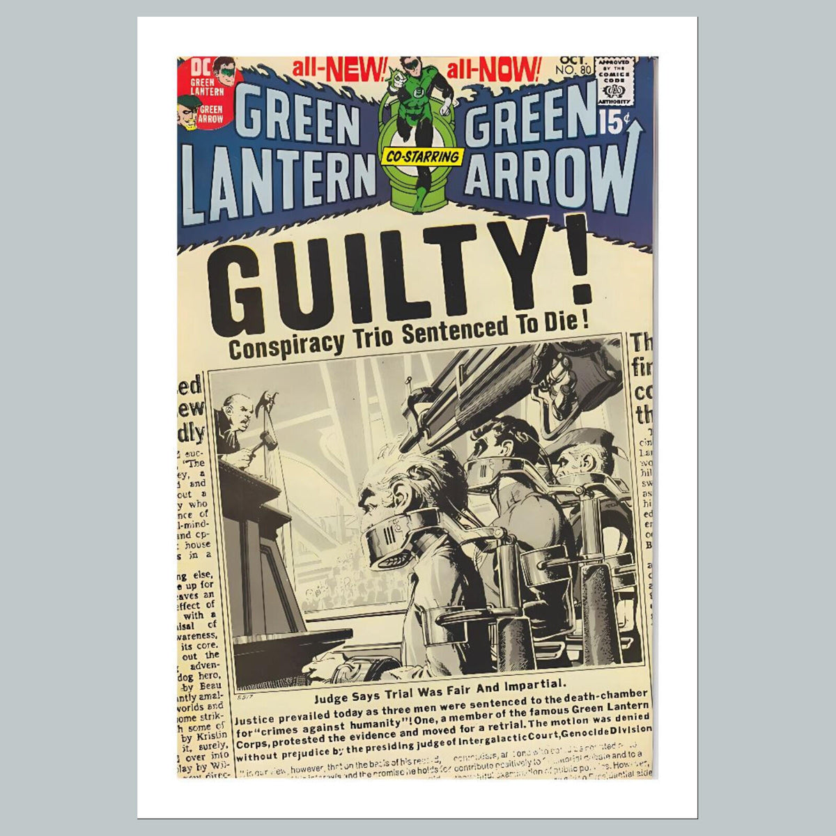 2160 Green Lantern 8x10 Glossy Photo Comic Book Cover Fast-Secure Shipping
