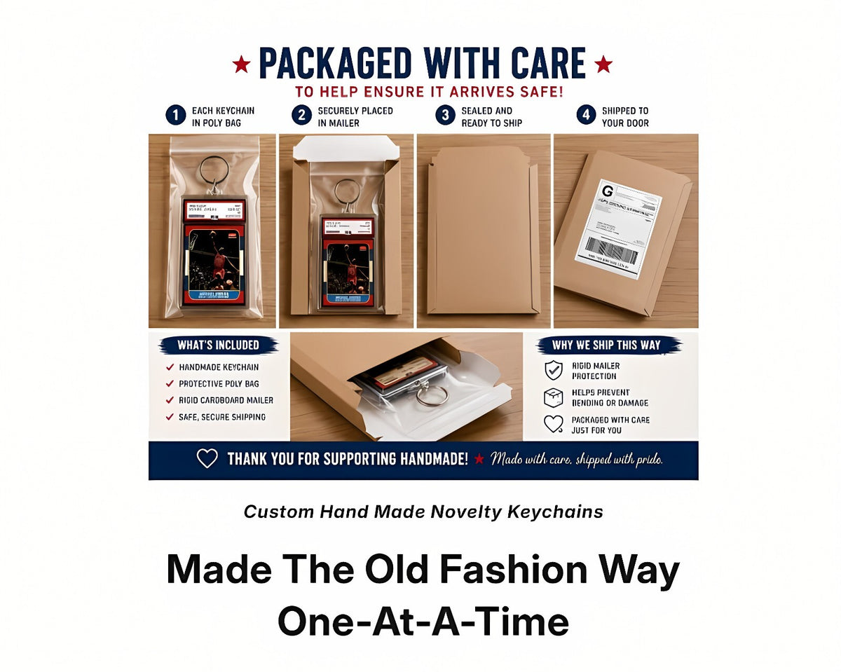 2977 Larry Bird 2022 Panini Crown Royale  Custom Made Keychain