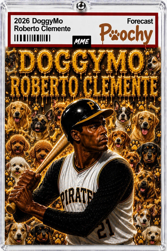 2943 Roberto Clemente Keychain DoggyMo Alt Custom Handmade Photo Keychain