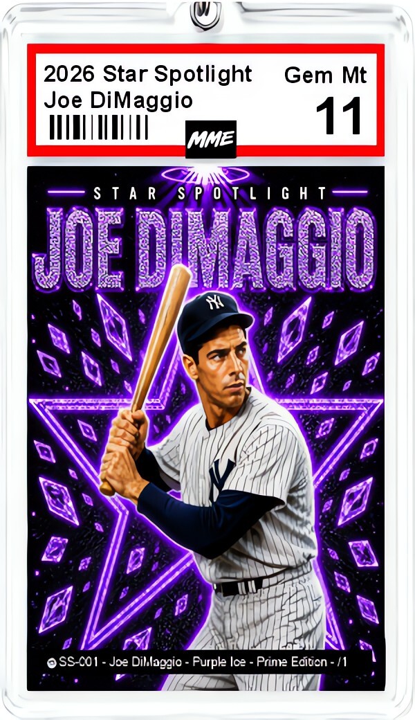 2952 Joe Dimaggio Spotlight Series Keychain. The Biggest Stars - Bold Designs