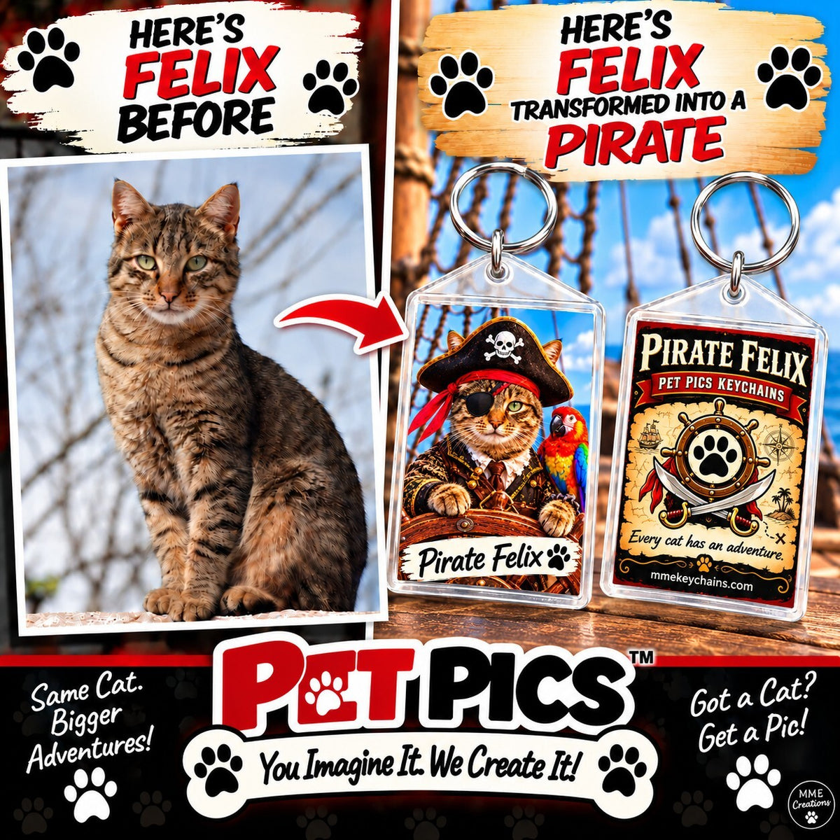 4896 Personalized Pet Pics Keychains Pirate Felix – TED Talk