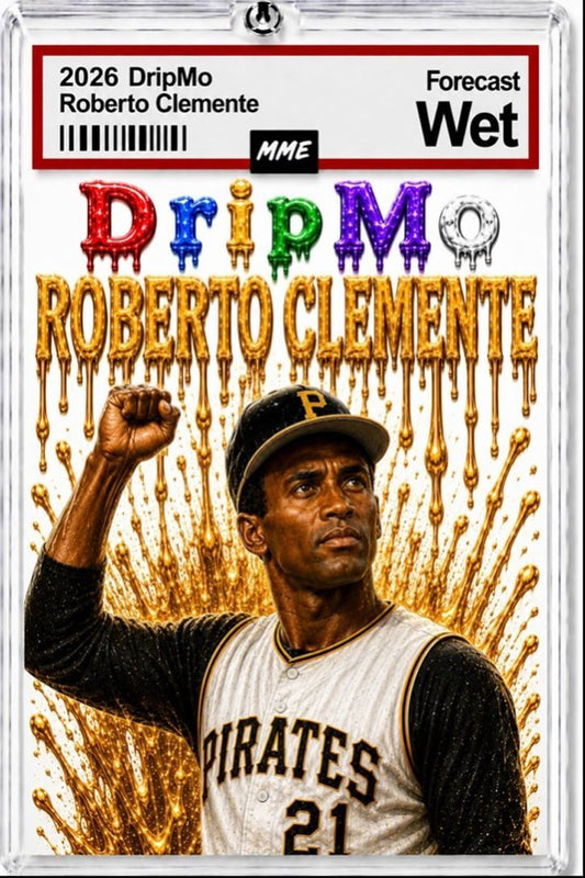 2944- Roberto Clemente Keychain DripMo Custom Handmade Photo Keychain