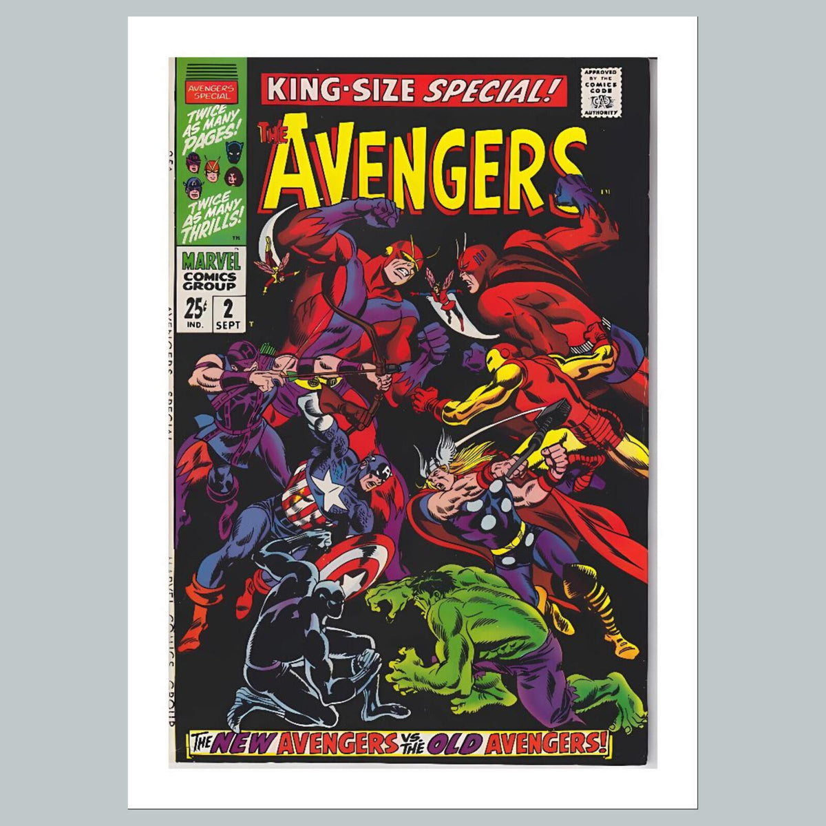1927 Avengers 8x10 Glossy Photo Comic Book Cover Fast-Secure Shipping