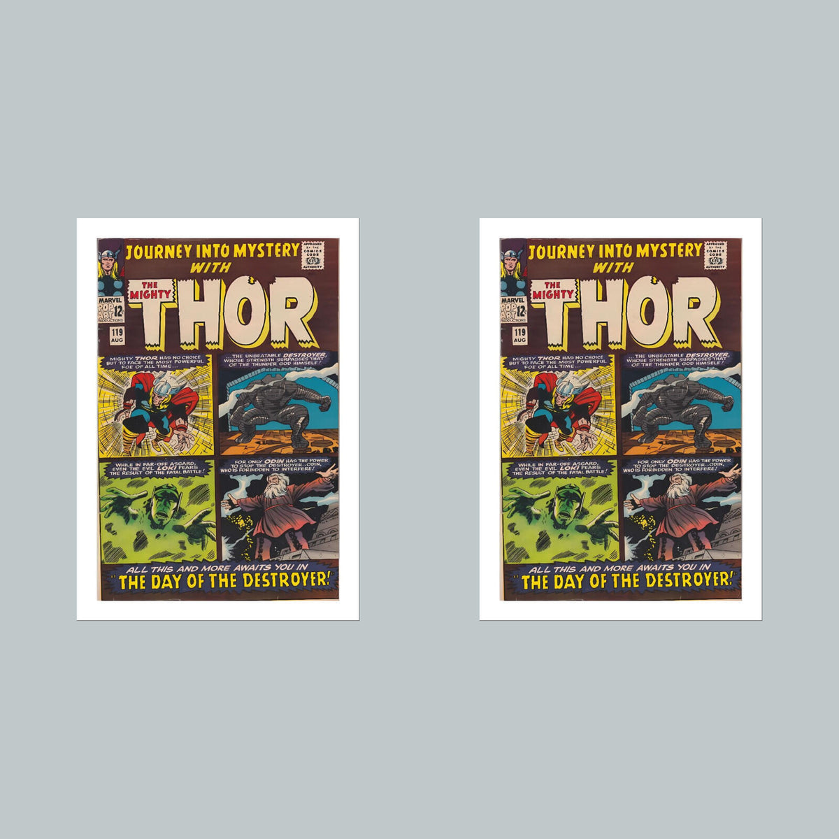 2111 Thor 8x10 Glossy Photo Comic Book Cover Fast-Secure Shipping