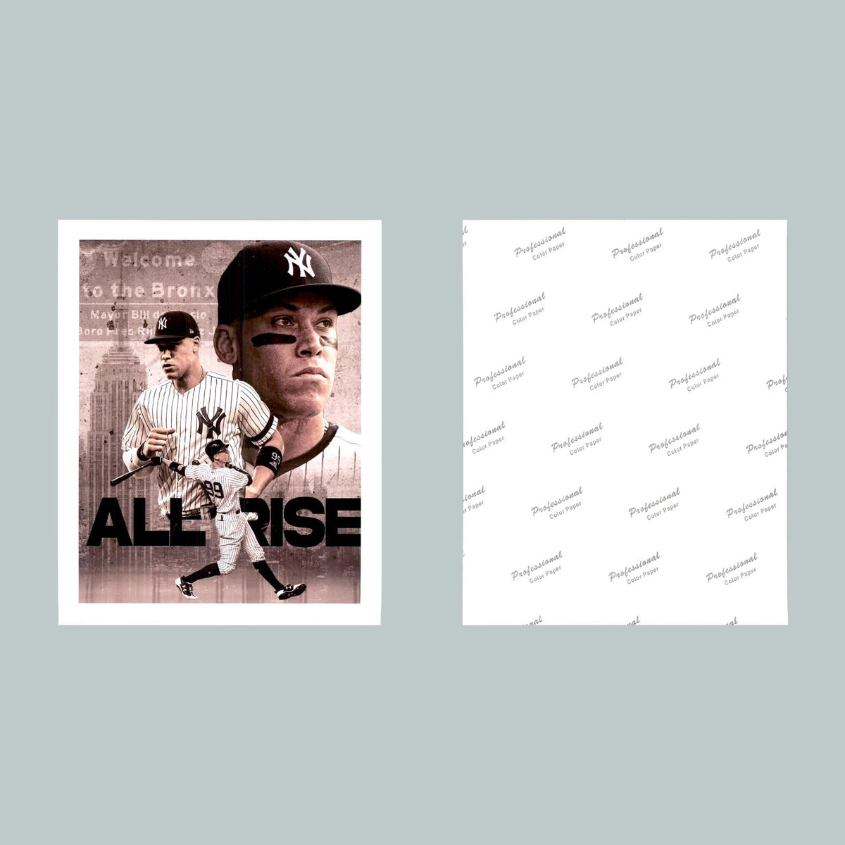 0546 P-8X10 Aaron Judge-All Rise Glossy Photo Fast-Secure Shipping BBL