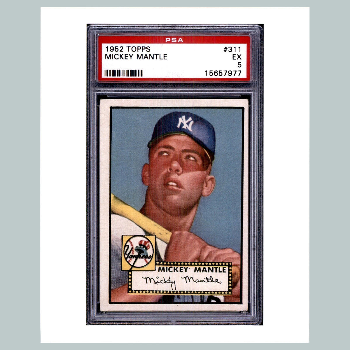0427 8X10 Glossy Photo Mickey Mantle Fast Secure Shipping BBL