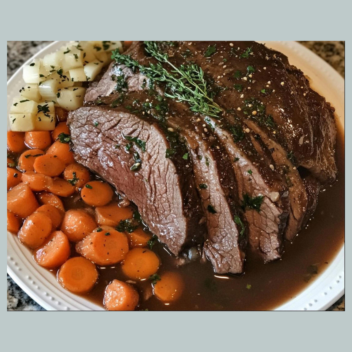 0901 8x10 Glossy Photo Roast Beef - Fast-Secure Shipping MS