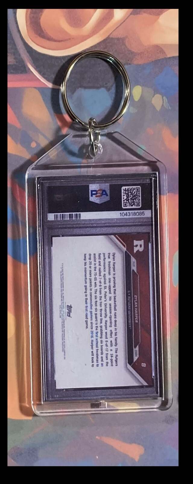 3111 Dylan Harper 2024 Bowman U Gold Custom Keychain-Makes A Great Gift