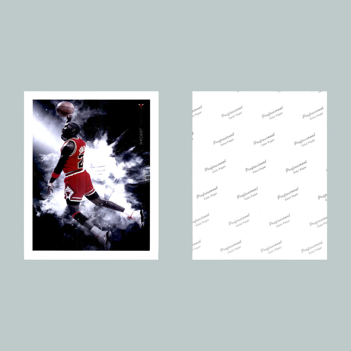 1614 8X10 Glossy Photo Michael Jordan White Blast Fast Secure Shipping BKL