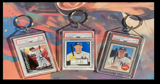 3138B Aaron Judge  3 Pack Bundle 3 Different Custom Novelty Keychains
