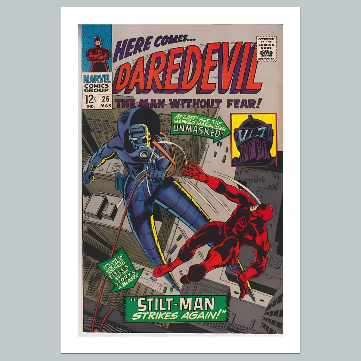 2027 Daredevil 8x10 Glossy Photo Comic Book Cover Fast-Secure Shipping