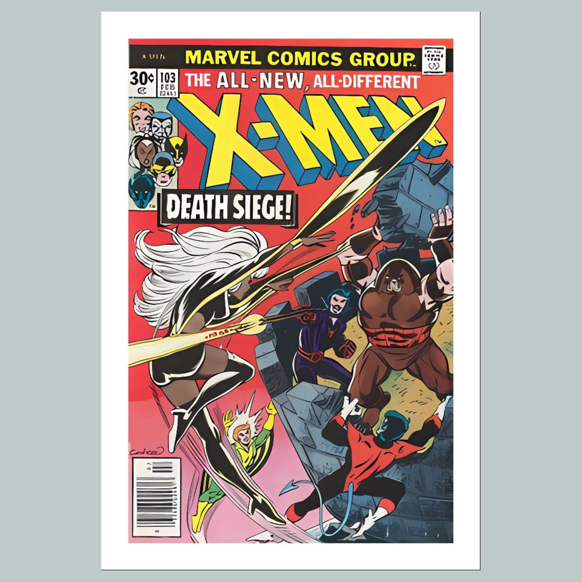 0506 X-Men February  1977 8x10 Glossy Photo Comic Book Cover CMC