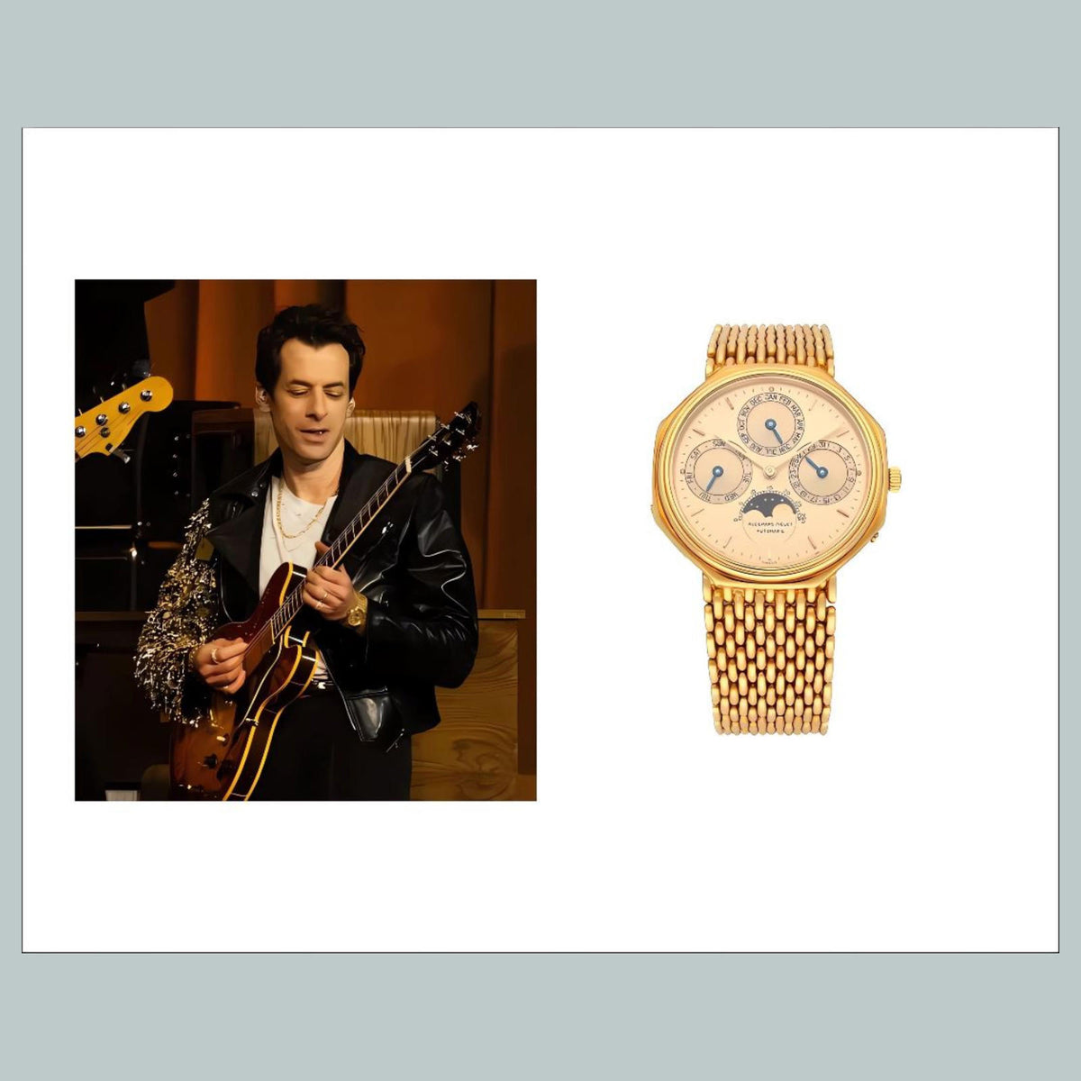 1466 Mark Ronson Audemars Piguet Perpetual Calendar 8x10 Glossy Photo MS