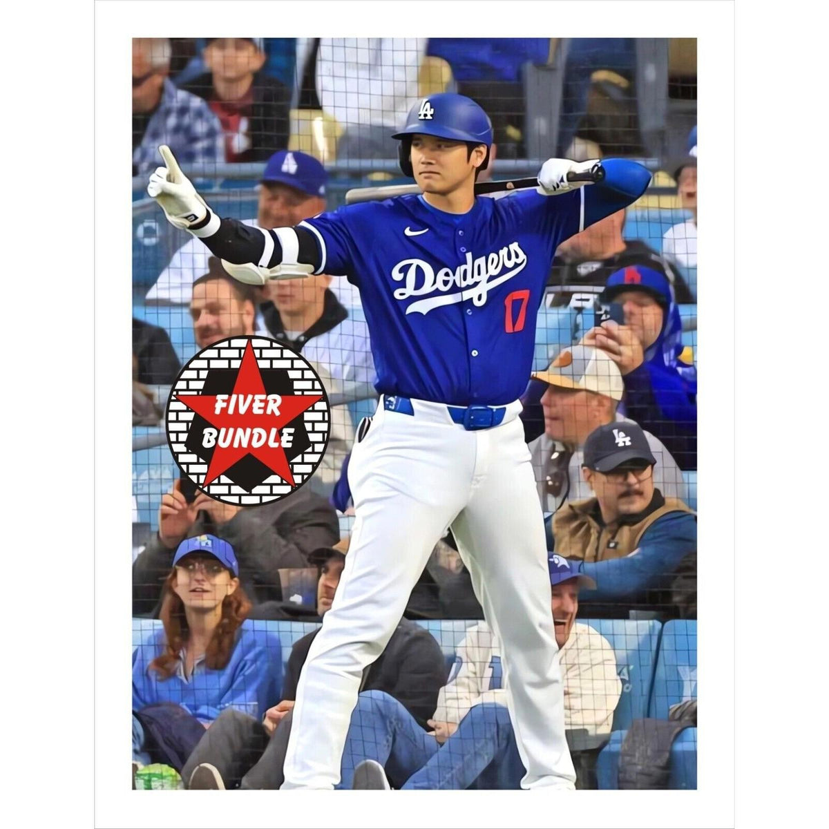 0615B Fiver Bundle 8X10 Glossy Photos Shohei Ohtani - A Great Gift BBL