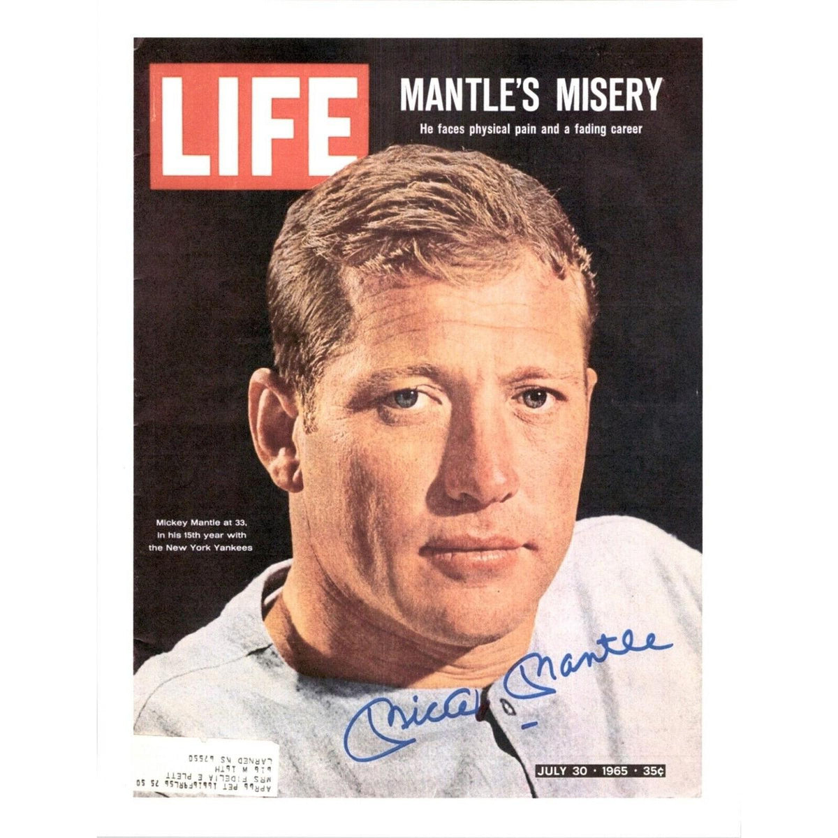 0607B Fiver Bundle 8X10 Glossy Photos Mickey Mantle Makes A Great Gift BBL
