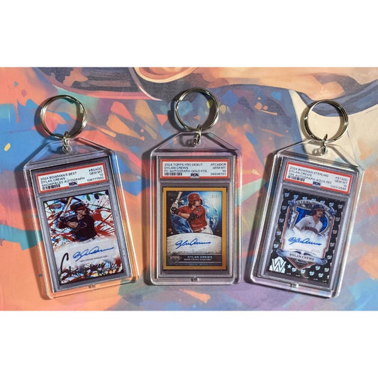 3160B Dylan Crews 3 Pack Bundle - 3 Different Custom Novelty Keychains -Gift
