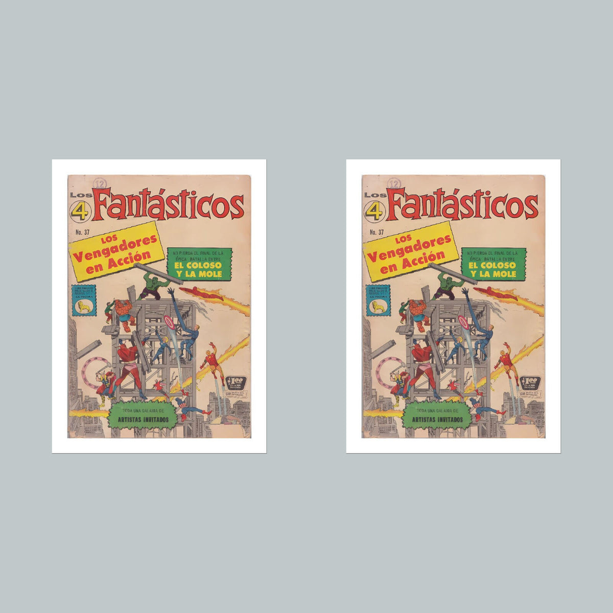 1992 Fantastiscos Four 8x10 Glossy Photo Comic Book Cover Fast-Secure Shipping