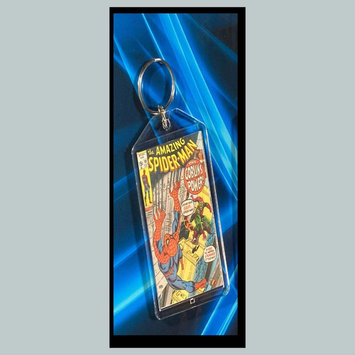3397 Spider Man July 1971 Classic  Goblins Power Custom Novelty Keychain