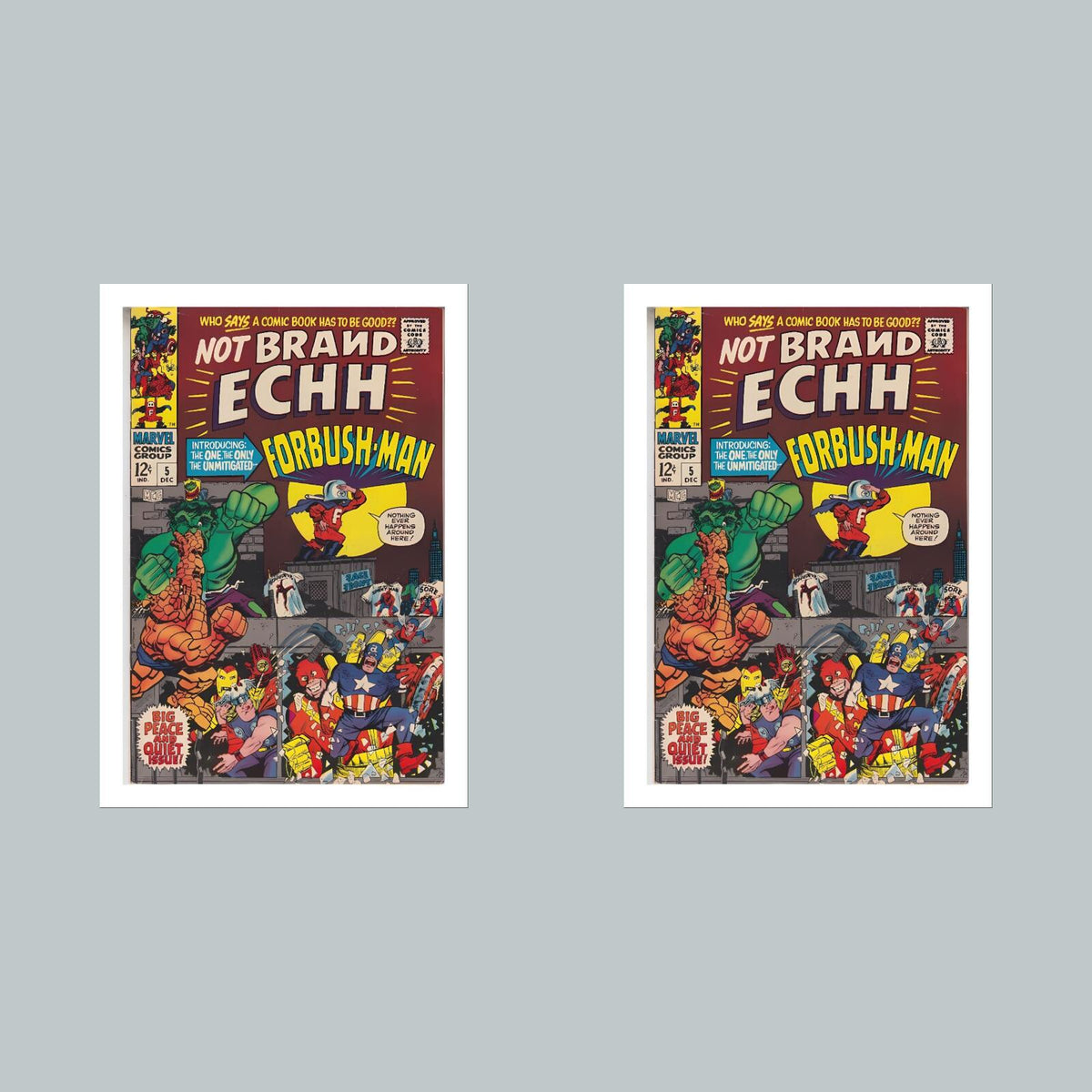 2218  Not Brand Echh 8x10 Glossy Photo Comic Book Cover Fast-Secure Ship