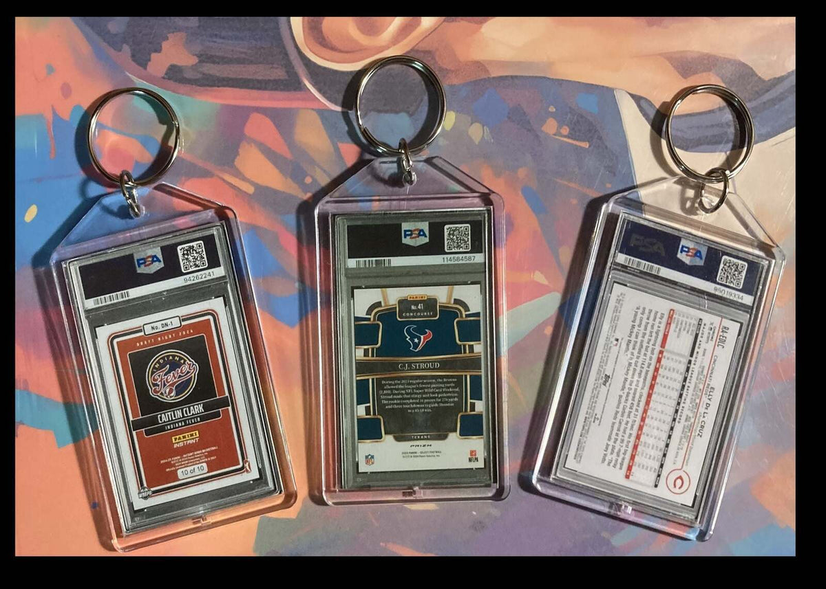 3260 Caitlin Clark-Stroud-Elly 3154B Cooper Flag 3 Pack Bundle Keychains