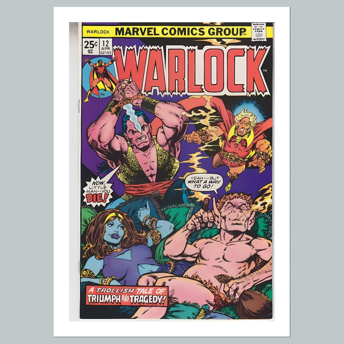 2552 Warlock 8x10 Glossy Photo Comic Book CoverFast-Secure Shipping
